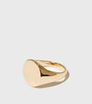 New Look Real Gold Plated Signet Ring